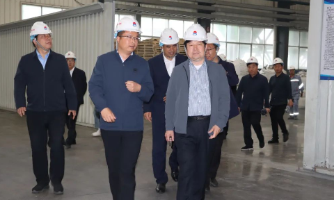 省人大环资委副主任吴忠华带队莅临明泰铝业开展立法调研