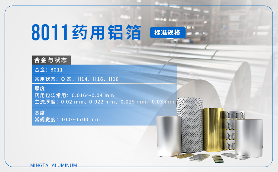 8011-H18药用铝箔：源头厂家直供 | 8011-H18 PTP药用铝箔，专为医药泡罩包装打造的高品质包材