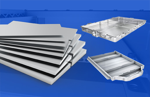 新能源电池托盘 6061 铝材、6061 电池包托盘铝板 轻量化/高导热 支持定制尺寸